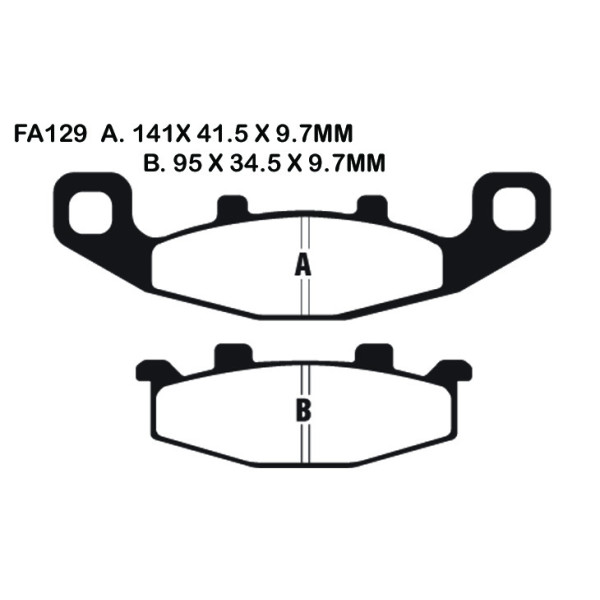 EBC EBC Brake Pads FA129